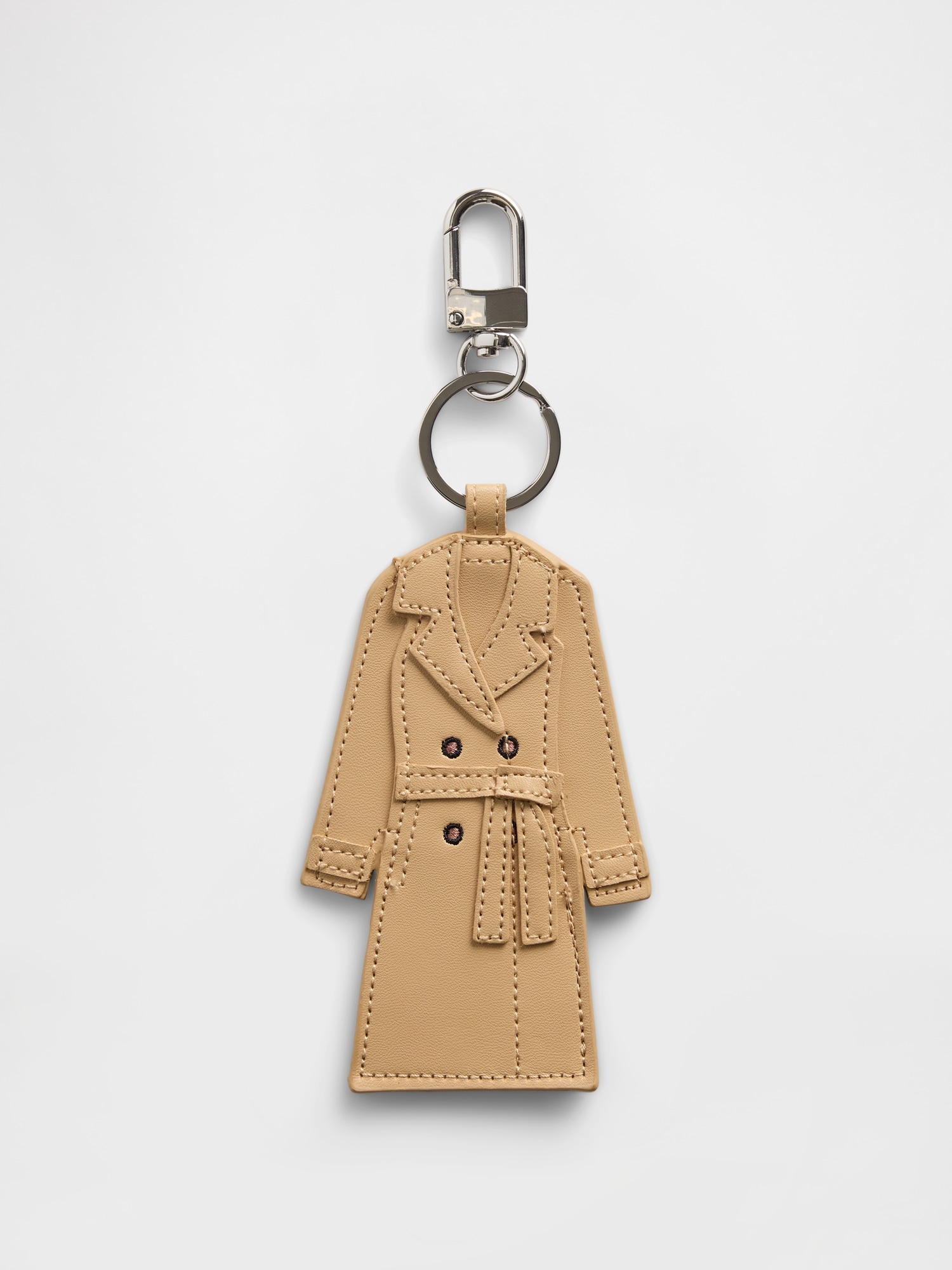 Trench Coat Keychain Charm