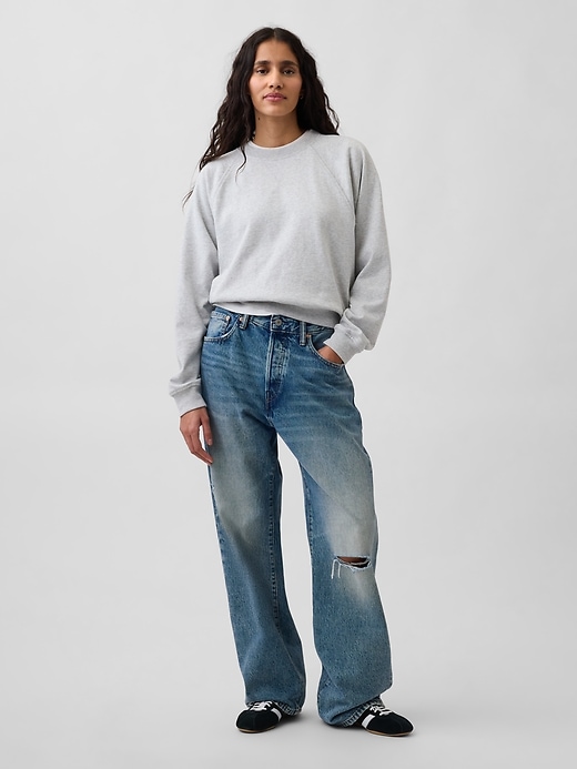 Image number 2 showing, VintageSoft Terry Raglan Sweatshirt