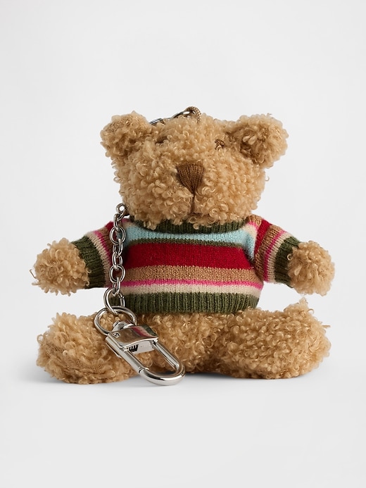 Image number 1 showing, Brannan Bear Sweater Keychain Charm