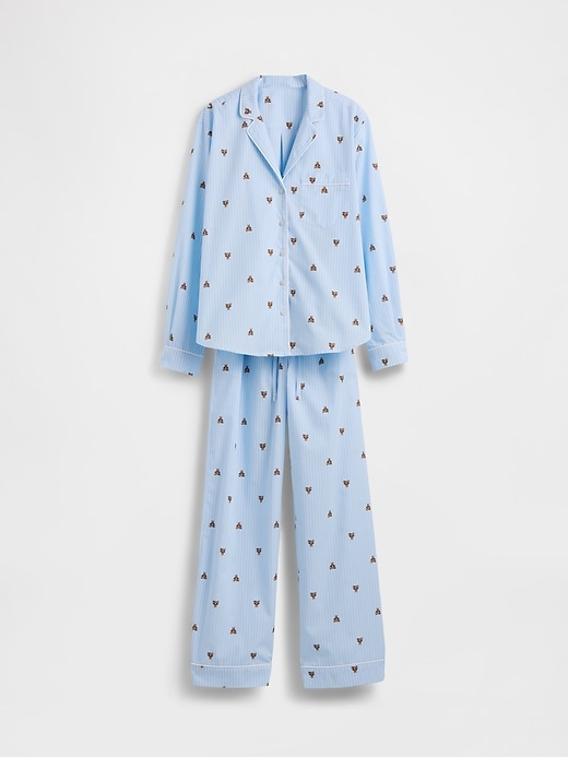 Image number 4 showing, Poplin PJ Set