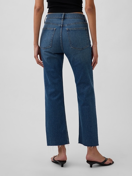 Image number 4 showing, High Rise ’90s Slim Straight Crop Jeans