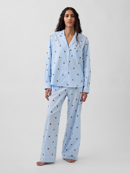 Image number 1 showing, Poplin PJ Set