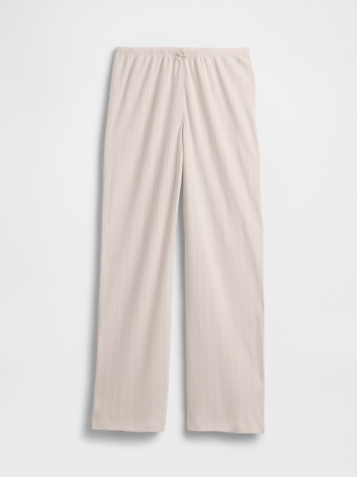 L'image numéro 6 présente Pantalon de pyjama en tricot pointelle