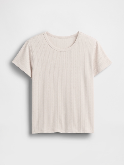 Image number 4 showing, Pointelle PJ T-Shirt