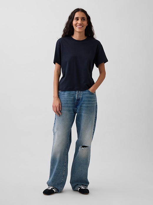 Image number 2 showing, Supima® Cotton Relaxed T-Shirt