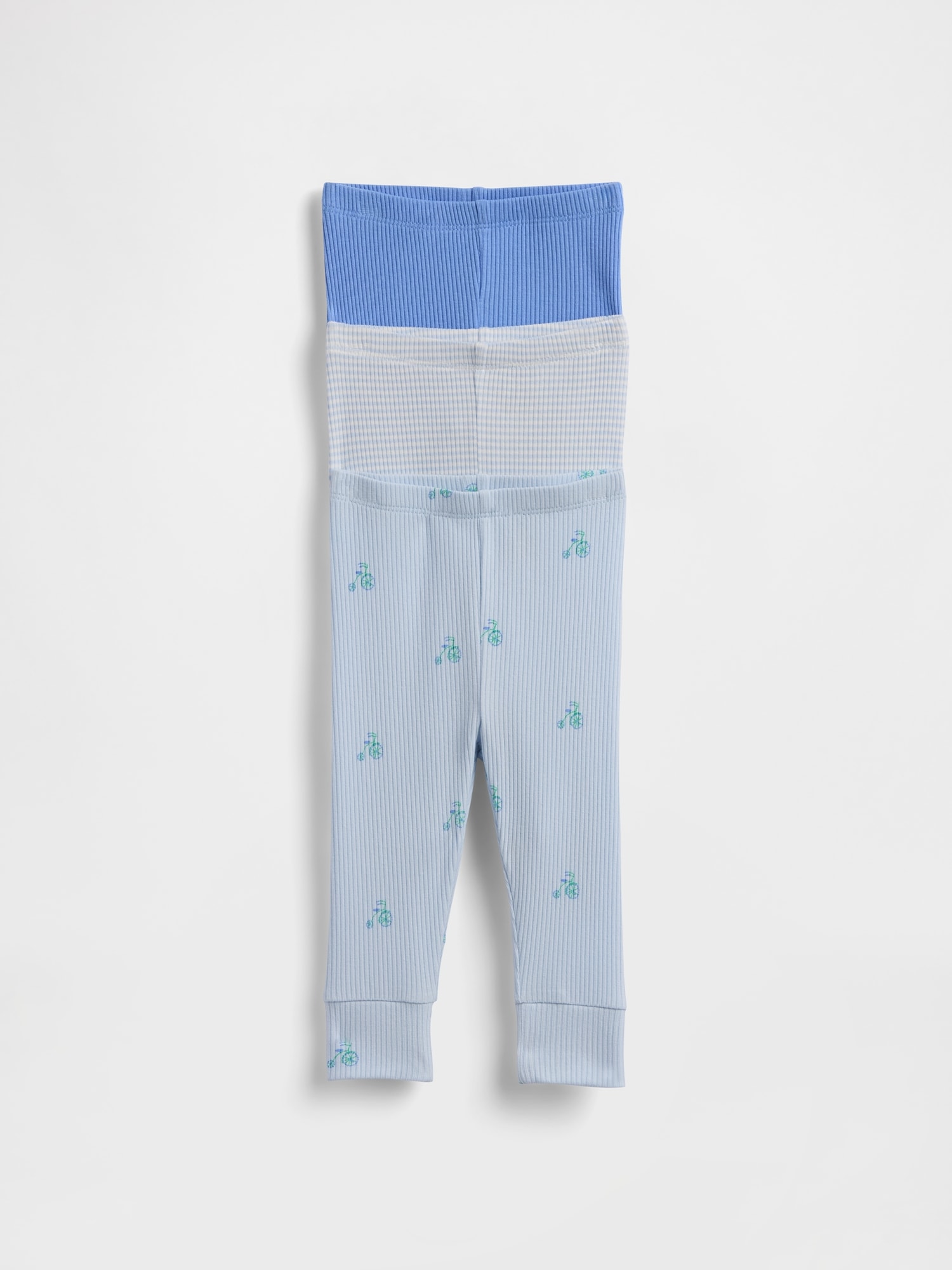 PANTALON FINEMENT CÔTELÉ À TAILLE EXTENSIBLE PREMIERS ESSENTIELS POUR BÉBÉ (PAQUET DE 3)