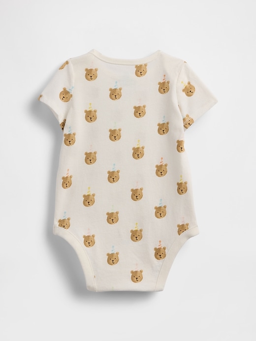 Image number 2 showing, Baby First Favorites Organic Cotton Brannan Bear Bodysuit