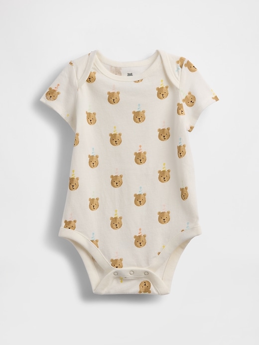 Image number 1 showing, Baby First Favorites Organic Cotton Brannan Bear Bodysuit