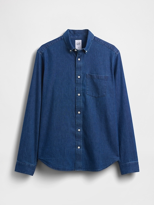 Image number 5 showing, Denim Pocket Shirt