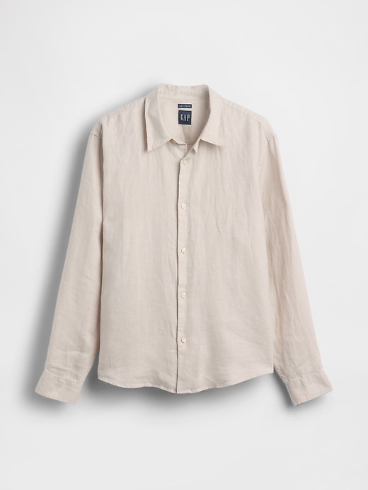 Image number 5 showing, 100% Linen Relaxed Shirt