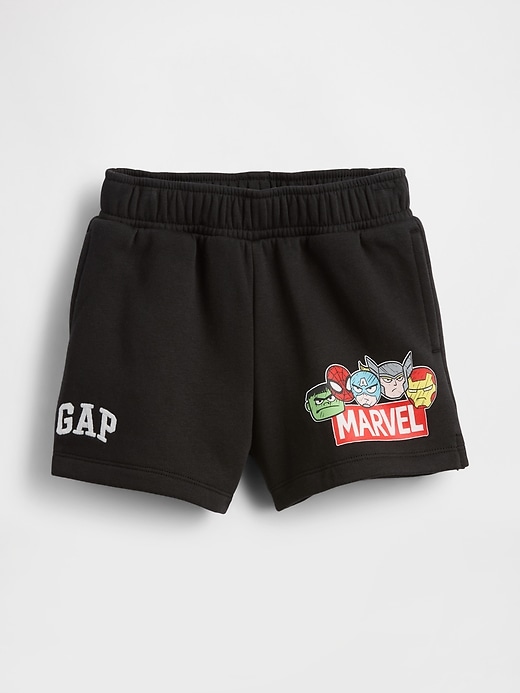 Image number 1 showing, Baby & Toddler Marvel VintageSoft Sweat Shorts