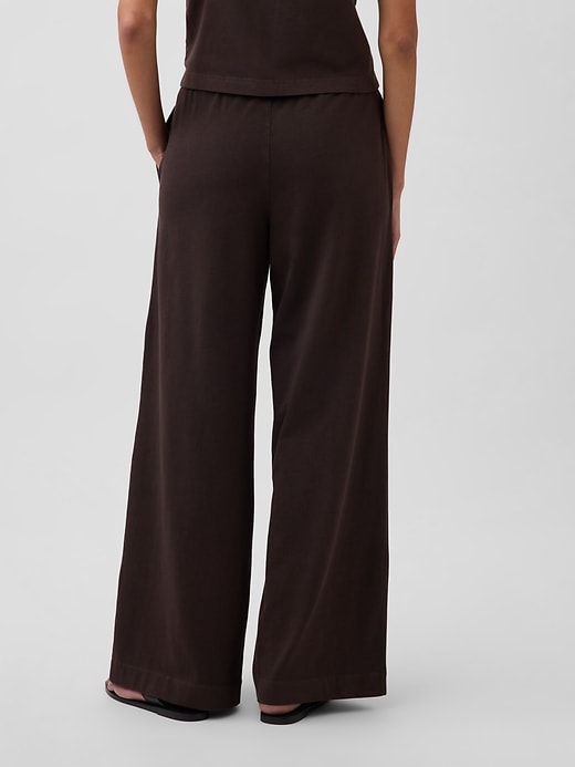 Image number 4 showing, Heavyweight Easy Wide-Leg Pants