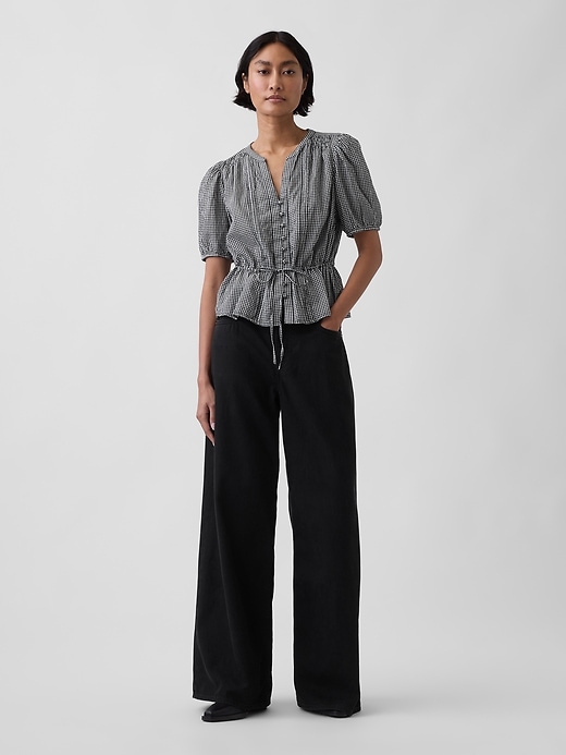 Image number 2 showing, Tie-Waist Top