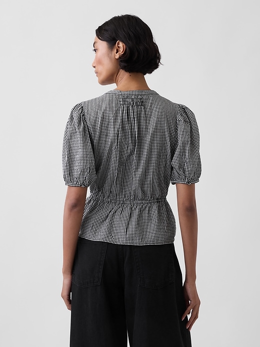 Image number 3 showing, Tie-Waist Top