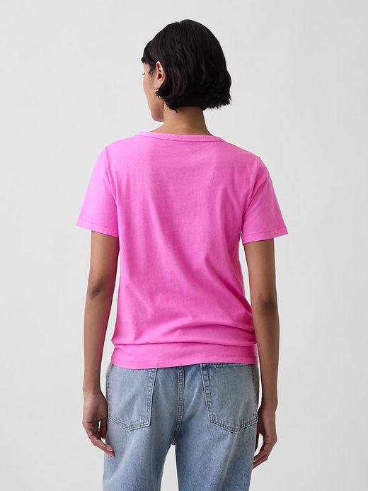 Image number 3 showing, Organic Cotton VintageSoft V-Neck T-Shirt
