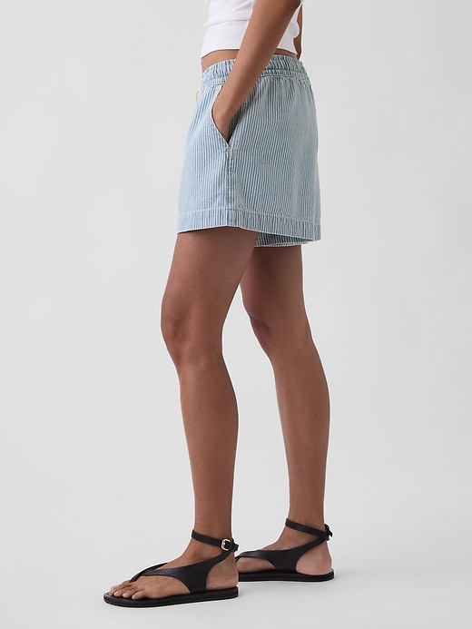 Image number 3 showing, UltraSoft Denim Stripe Easy Shorts