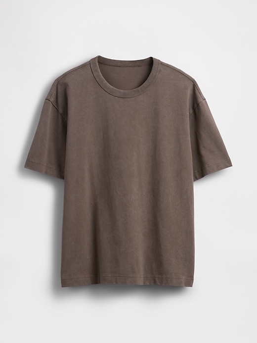 L'image numéro 5 présente T-shirt court en tissu épais pour Adulte