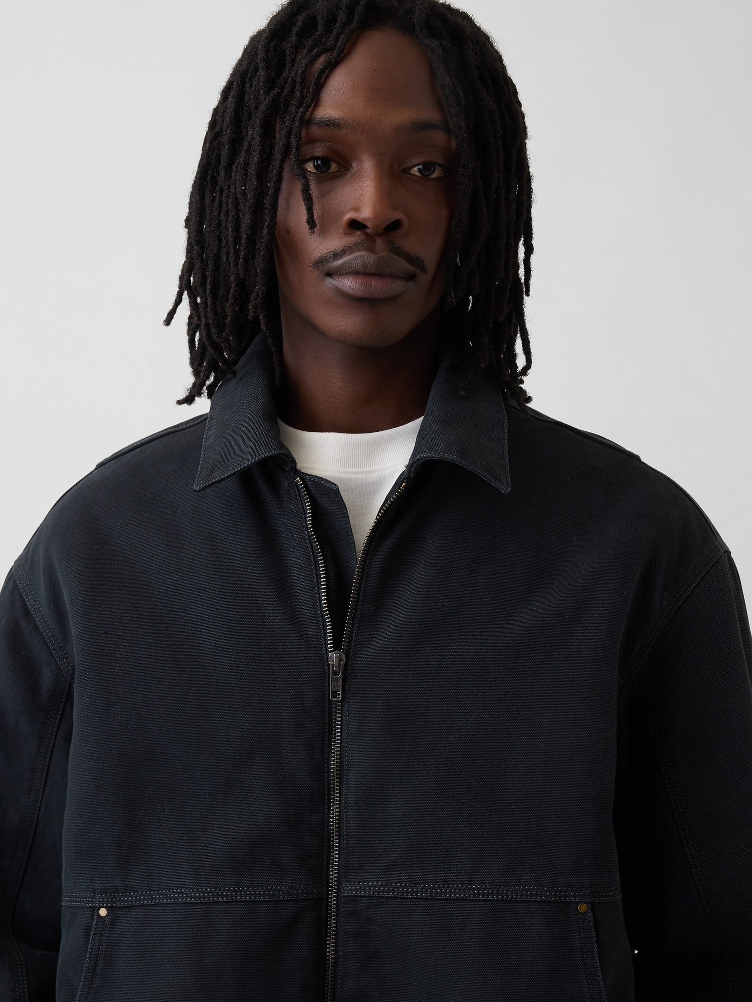 Canvas Bomber Jacket