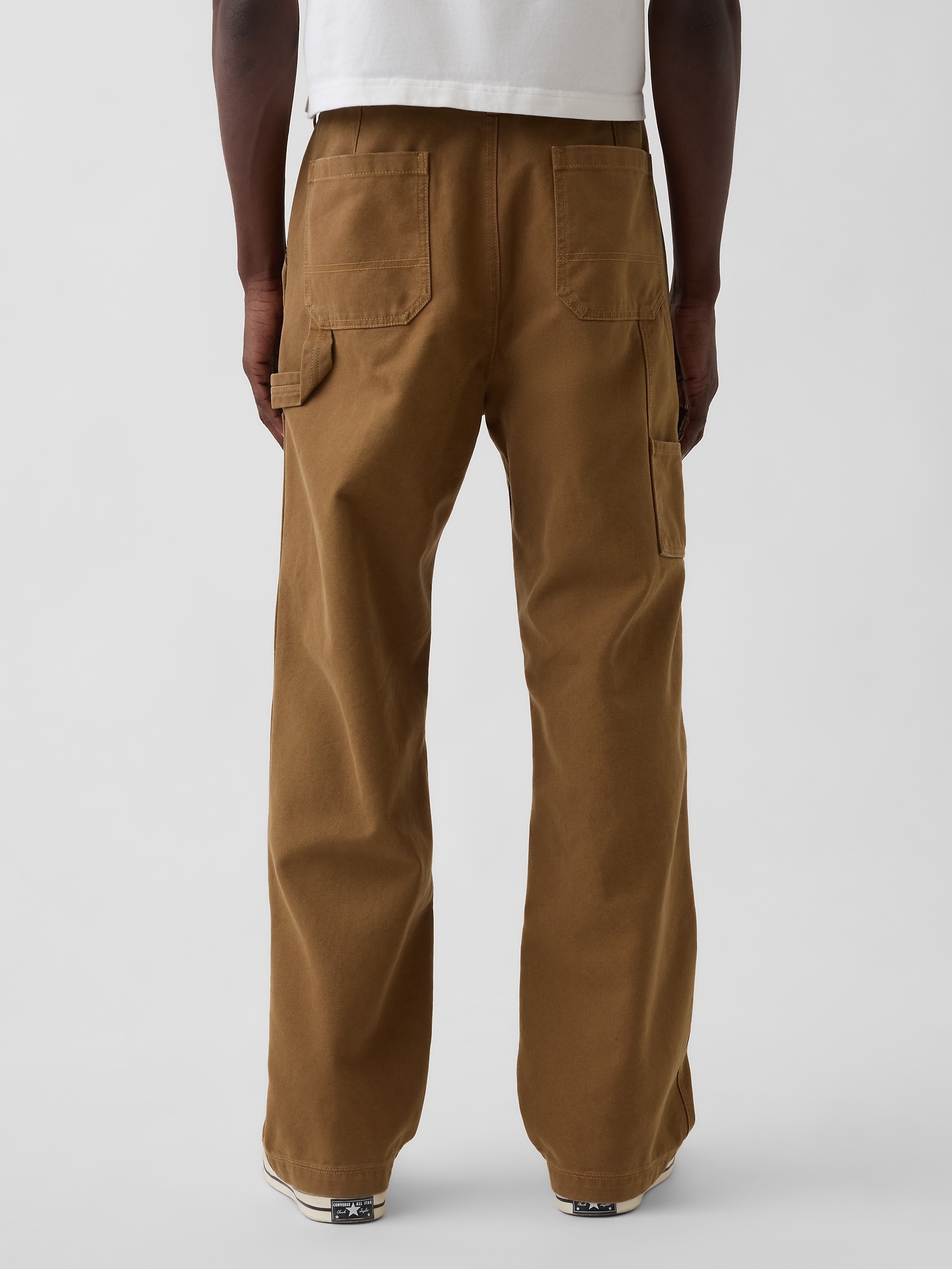 '90s Loose Canvas Double-Knee Carpenter Pants