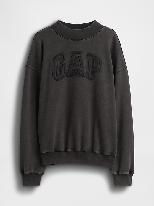 Image number 5 showing, Heavyweight French Terry Oversized Mockneck Sweatshirt