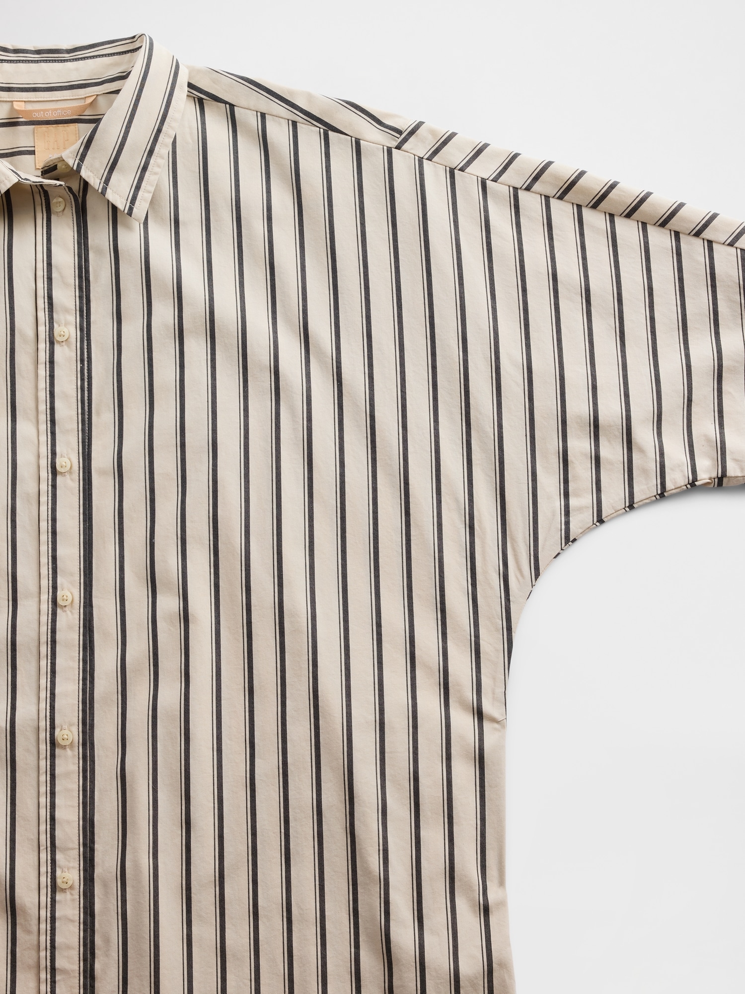 × BÉIS Poplin Dolman Big Shirt