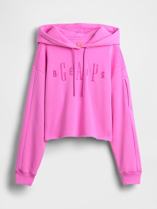 Image number 6 showing, Gap × BÉIS Oversized Crop Hoodie