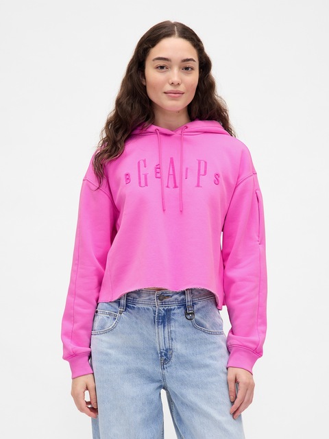 Gap × BÉIS Oversized Crop Hoodie