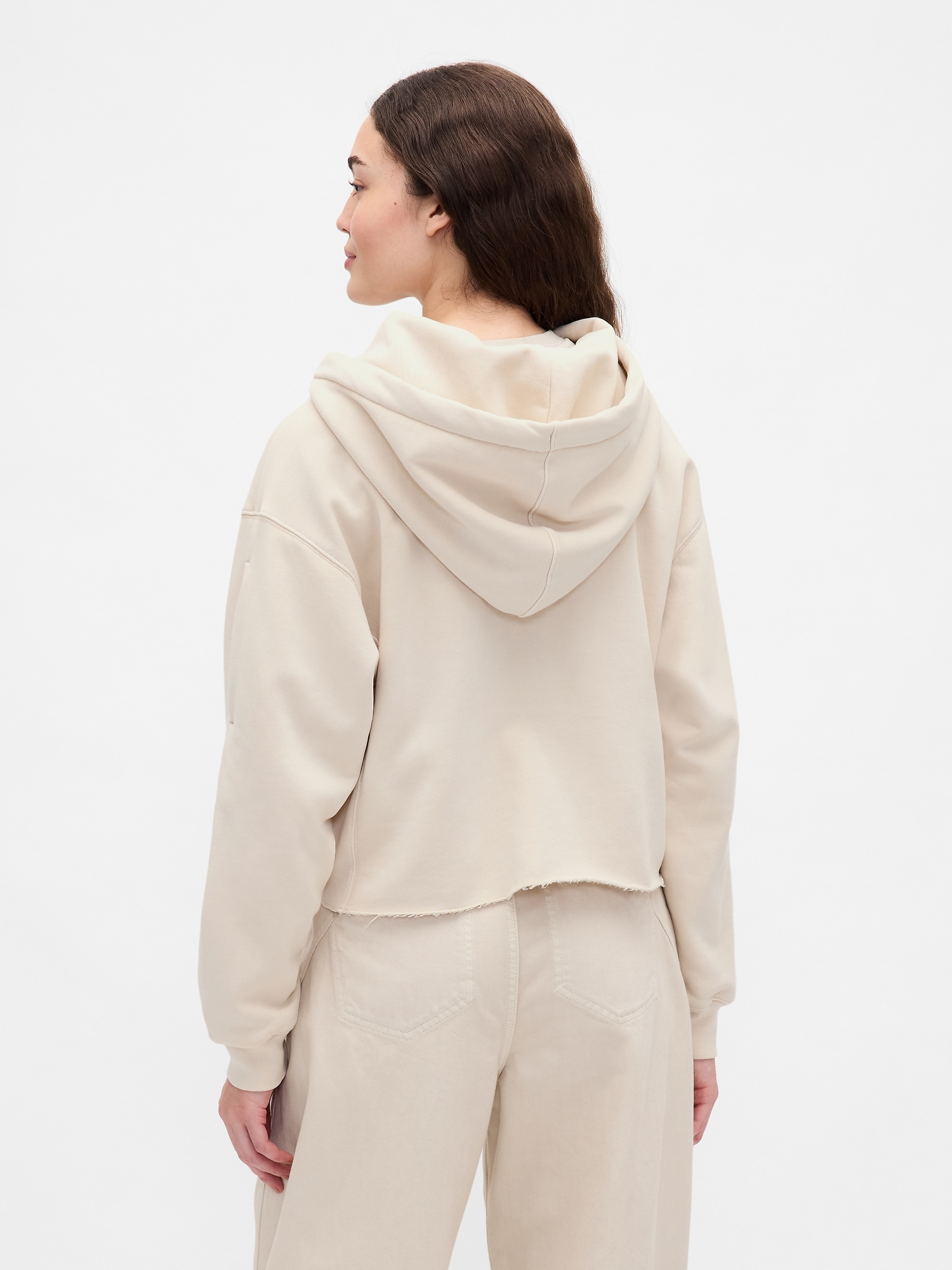 BÉIS Oversized Crop Hoodie
