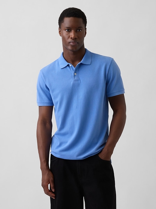 Image number 1 showing, Pique Polo Shirt