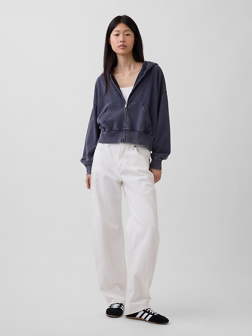 Image number 2 showing, VintageSoft Terry Zip Hoodie