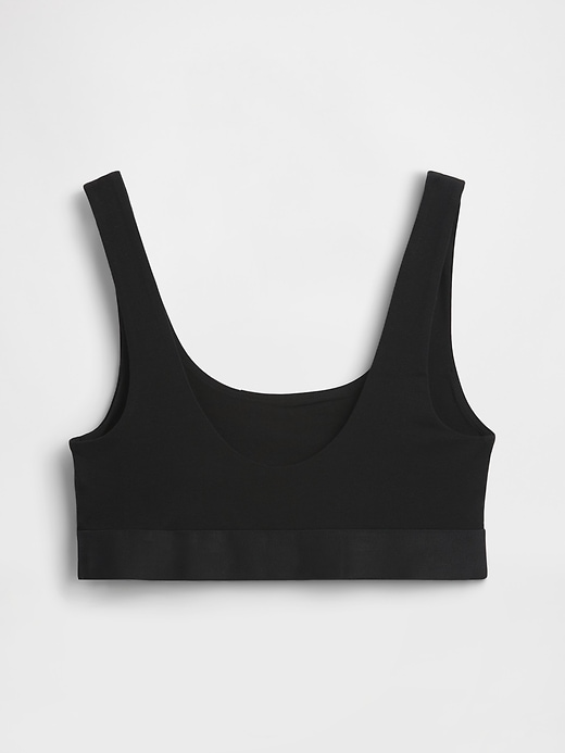Image number 6 showing, Organic Stretch Cotton Gap Logo Bralette