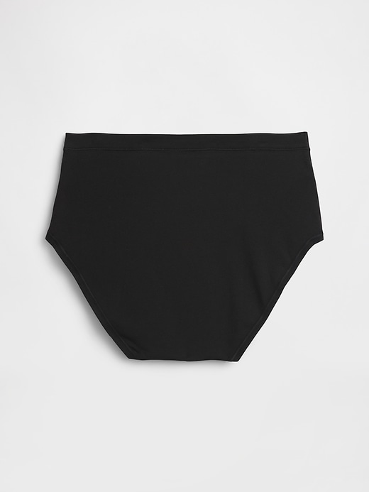 Image number 6 showing, Organic Stretch Cotton High Rise Bikini