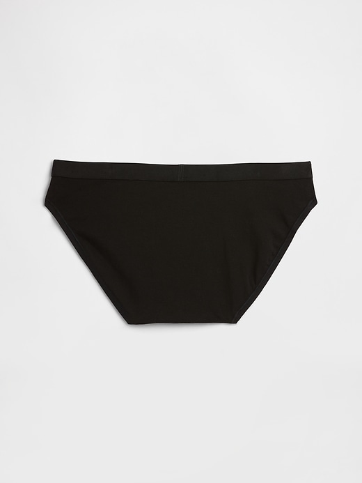 Image number 5 showing, Organic Stretch Cotton Logo Bikini