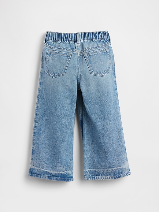 Image number 3 showing, Baby & Toddler Butterfly Pull-On Baggy Jeans