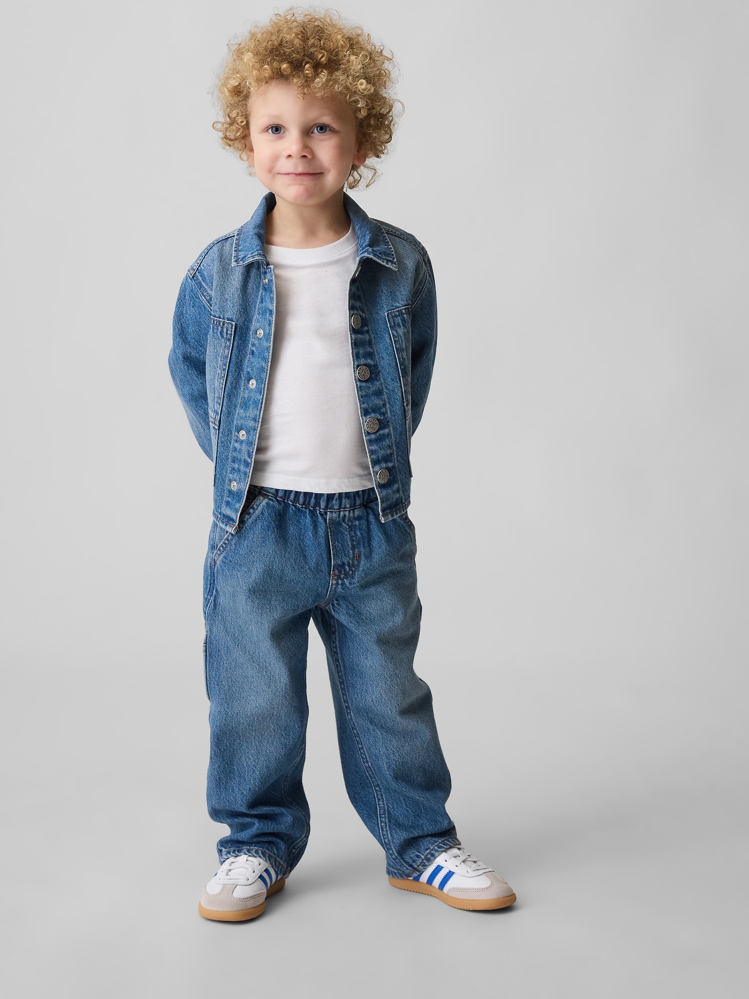 Baby & Toddler Pull-On Baggy Cargo Jeans