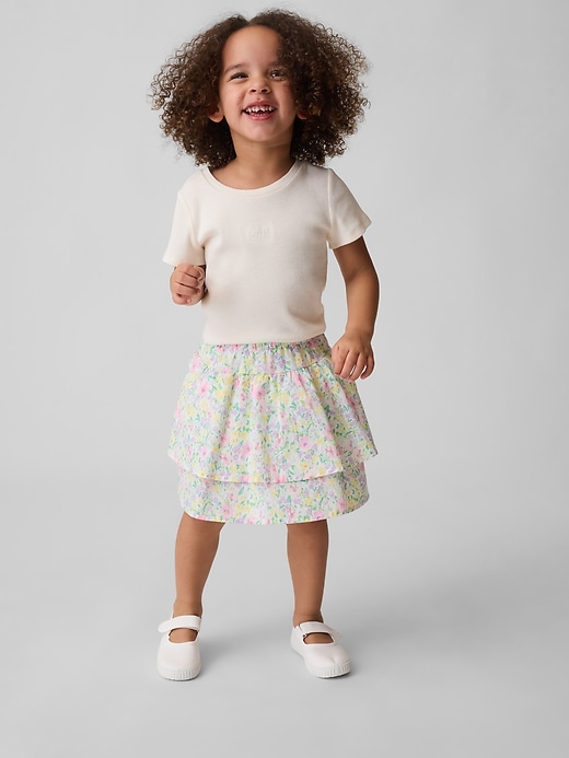 Image number 1 showing, Baby & Toddler Double Ruffle Skort