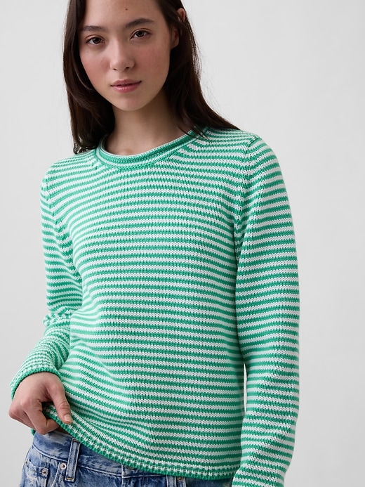 Image number 4 showing, 100% Cotton Rollneck Sweater