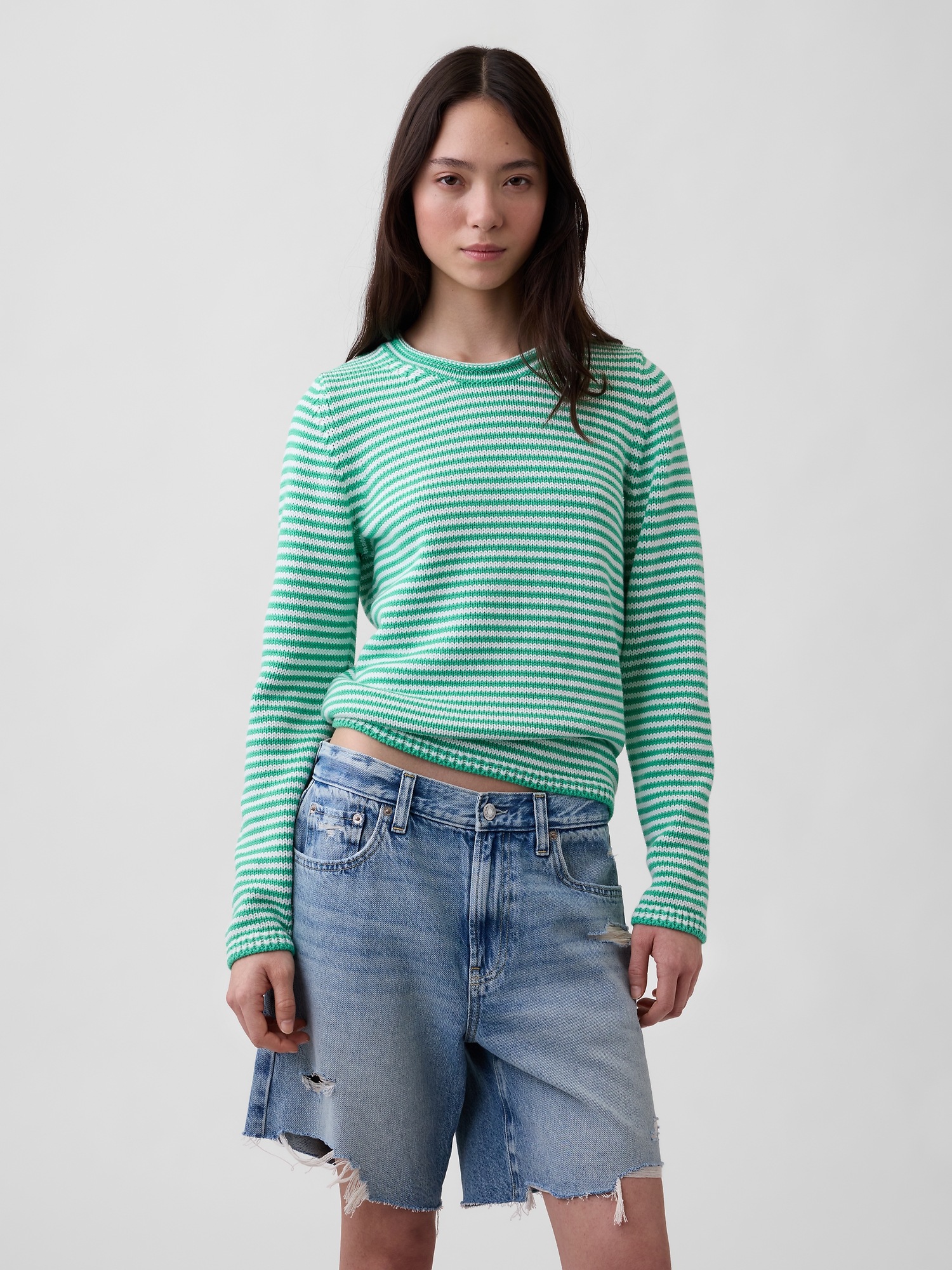 100% Cotton Rollneck Sweater