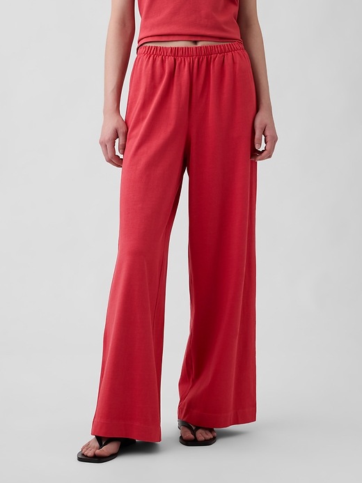 Image number 2 showing, Heavyweight Easy Wide-Leg Pants