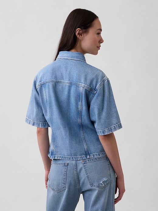 Image number 3 showing, UltraSoft Denim Pocket Shirt