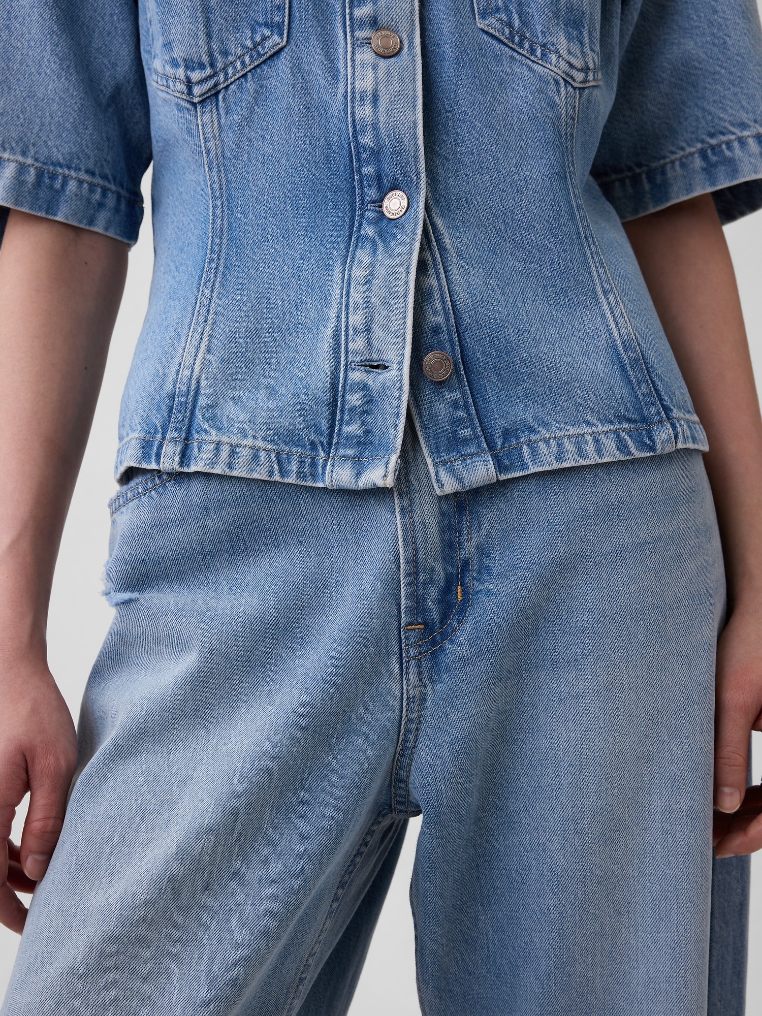 UltraSoft Denim Pocket Shirt