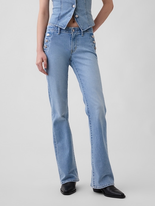 Image number 2 showing, Low Rise Long & Lean Sailor Jeans
