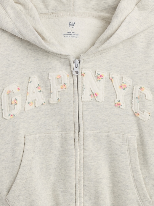 Image number 5 showing, Kids VintageSoft Oversized Logo Zip Hoodie