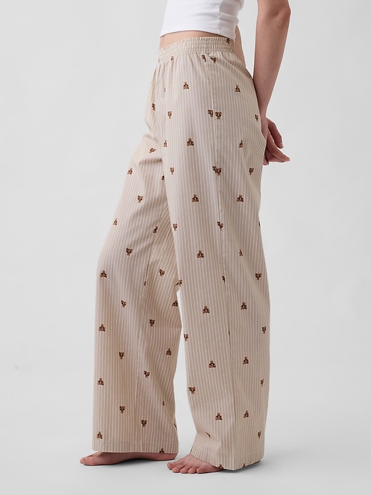 Image number 3 showing, Poplin PJ Pants