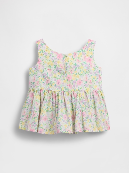Image number 3 showing, Baby & Toddler Peplum Bow Tank Top