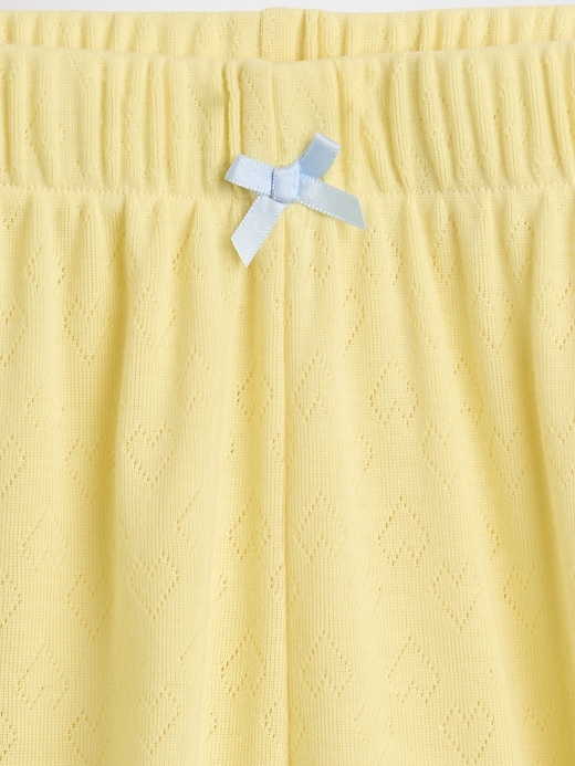 Image number 4 showing, Kids Recycled Pointelle PJ Shorts