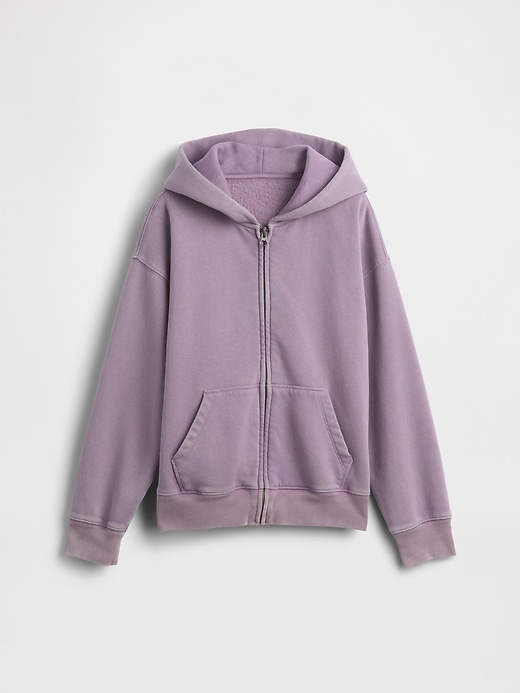 Image number 2 showing, Kids VintageSoft Relaxed Zip Hoodie