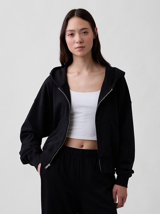 Image number 1 showing, VintageSoft Terry Zip Hoodie