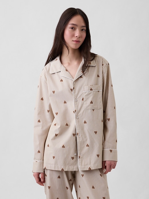 Image number 1 showing, Poplin PJ Shirt