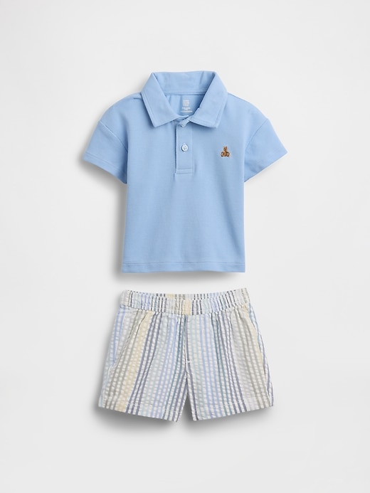Image number 1 showing, Baby Polo Outfit Set
